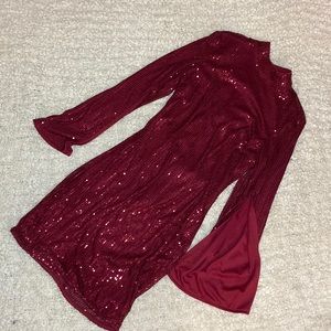 SHEIN  / red Sequins dress